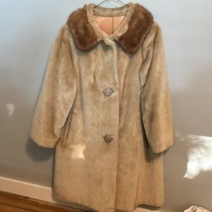 Vintage faux fur coat